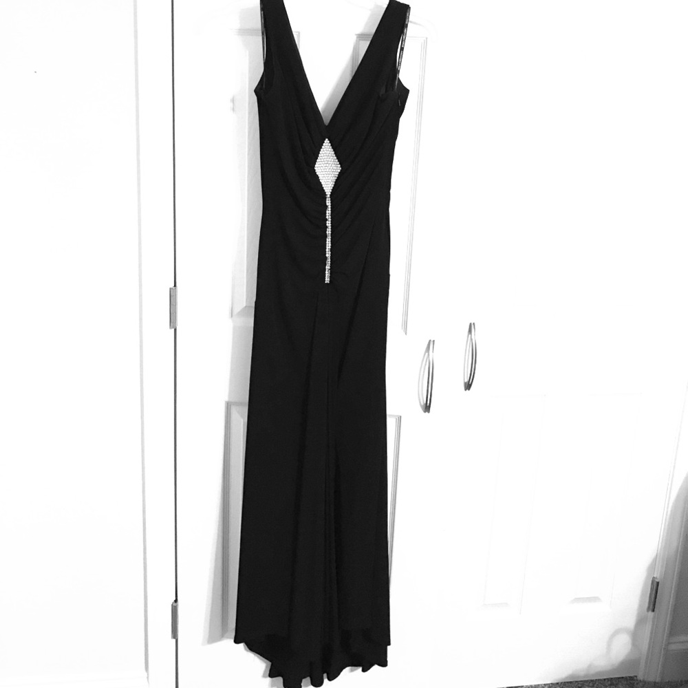 Black Jessica McClintock Prom Gown NWT Size 8